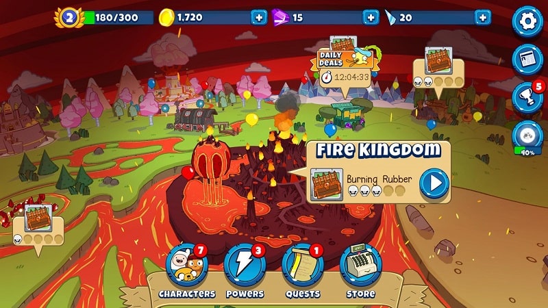 Khám phá những địa điểm đặc sắc trong Bloons Adventure Time TD