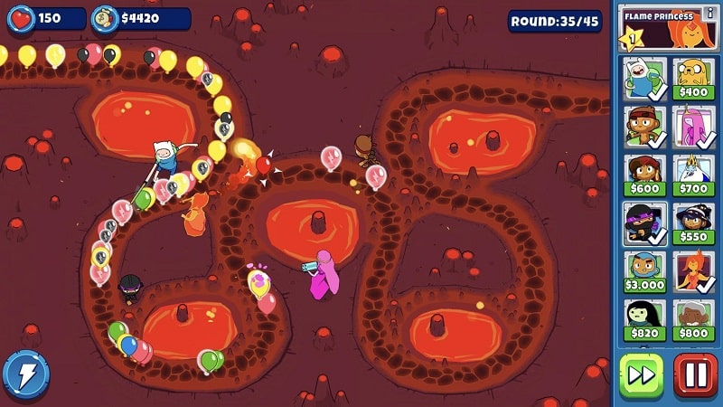 Bloons Adventure Time TD mod – Trải nghiệm game độc đáo