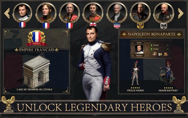 Hành trang tướng lĩnh vĩ đại trong Napoleon Empire War mod