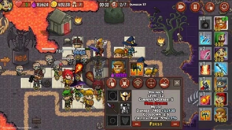 Tải Tower Defense School 2 mod để tạo ra những tòa tháp mạnh mẽ